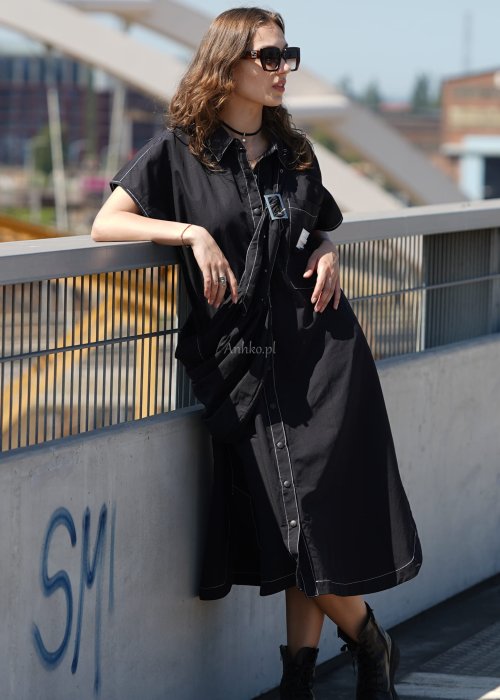 Sukienka  Koszulowa Treviso Black
