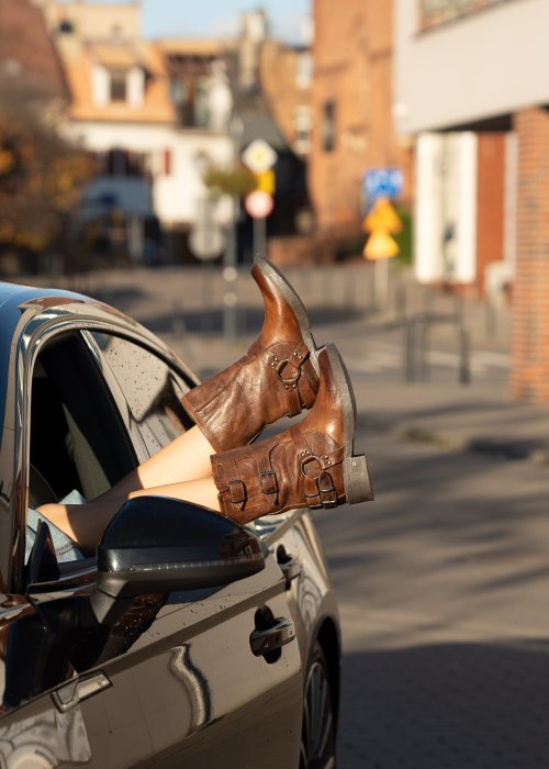 Buty  Biker  Fox  Brązowe 