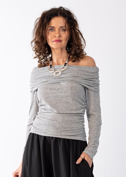Bluzka Castelinka Szara