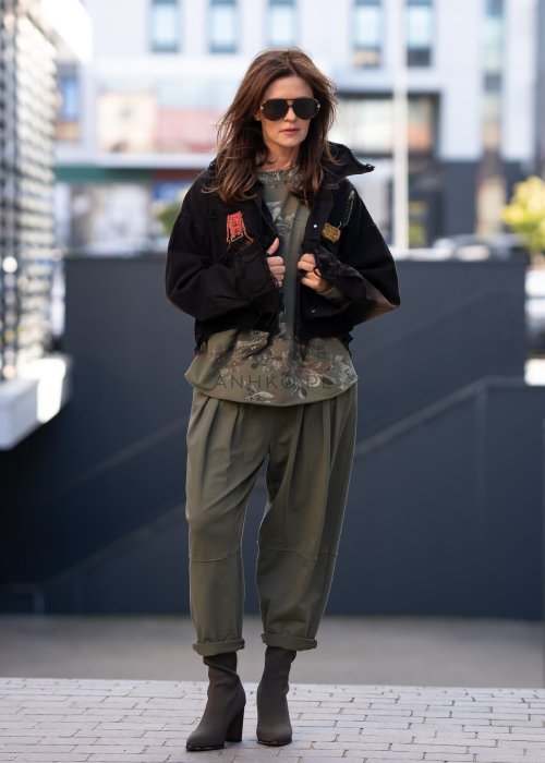 Kurtka Jeansowa Patchwork BTGIRL
