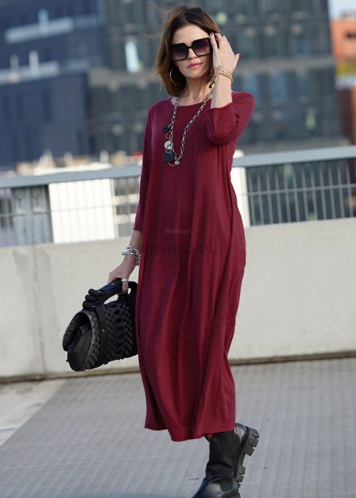 Sukienka Blan Long Purple