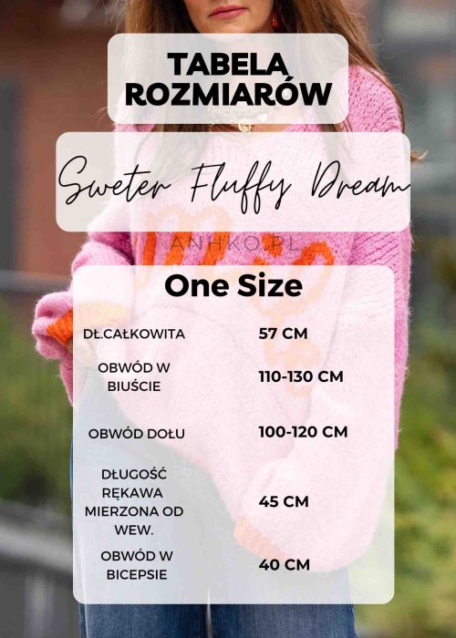 kremowy, puszysty sweter z delikatnym włosiem