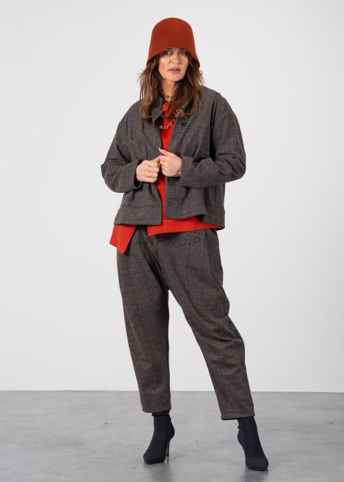 Spodnie Tailored w Kratę