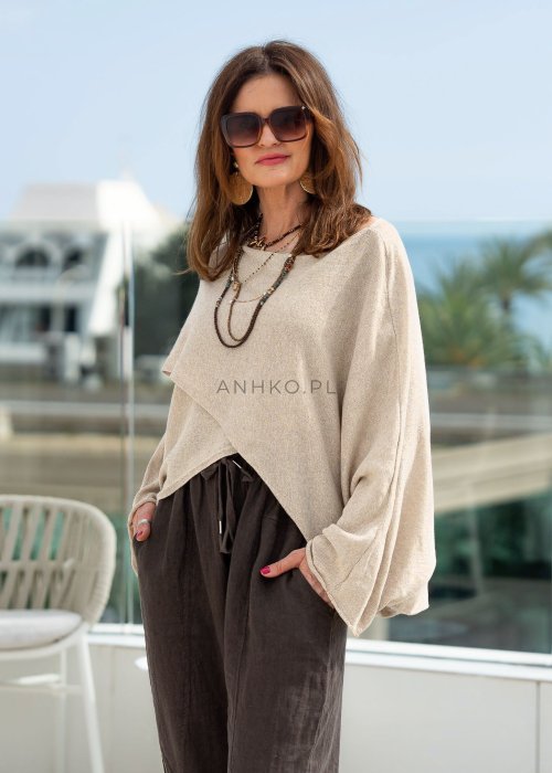 Sweter Descri Kremowy