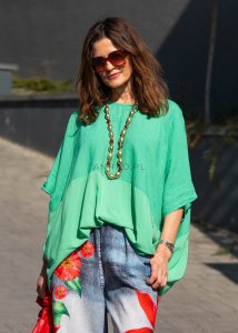 Bluzka oversize Tarent Zielona