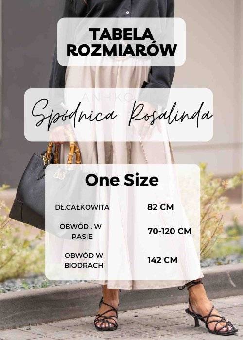 Różowa midi spódnica z ozdobnymi marszczonymi aplikacjami, lekko rozkloszowany fason z gładkiego materiału w stylu boho