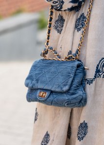 Torebka mała Chic Detail Jeans Two Niebieska