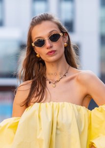 Naszyjnik z zawieszkami Mini Pendants Czarny