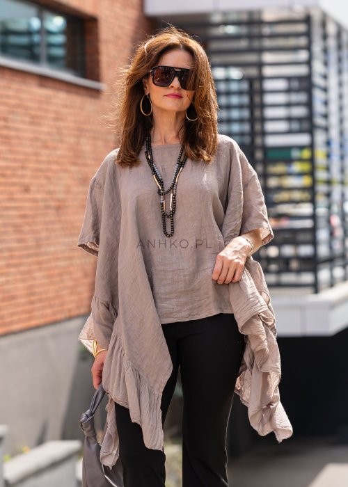 Bluzka-Lniana-Frills-Taupe (12).jpg
