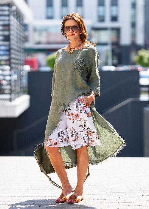 Bluzka-Tunika-Lniana-Frayed-Bloom-Zielona (3).jpg