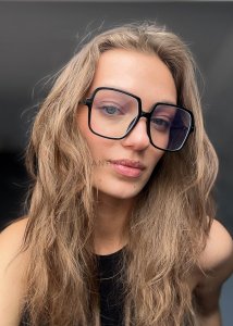 Okulary zerówki 7460 Czarne 