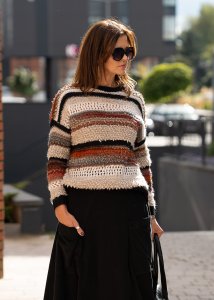 Sweter z Dodatkiem Alpaki Conola Czarny