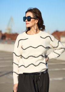 Sweter Fall Ecru