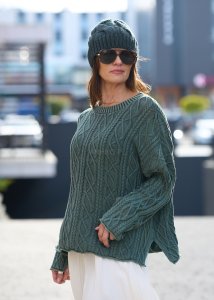 Sweter Nolene Ciemnozielony