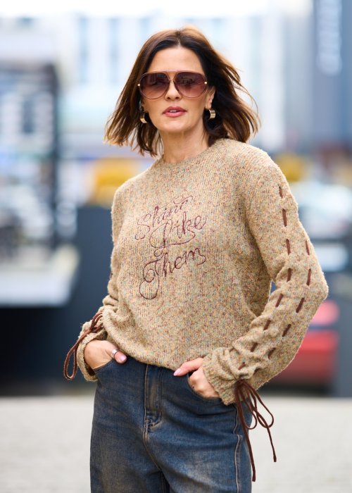 Sweter Shine Like Melanżowa Zieleń 