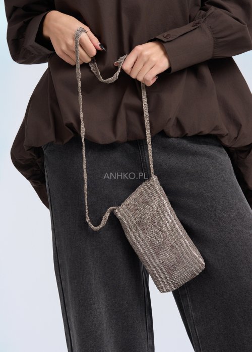 Saszetka Flesz Bag Srebrna