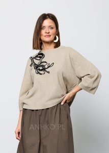 Sweter Virella Piaskowy 
