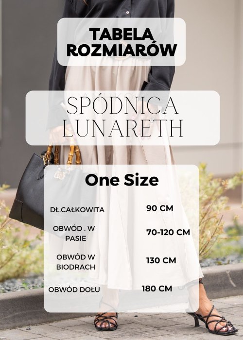 Tabela Rozmiarów One Size Spódnica Lunareth Lampards