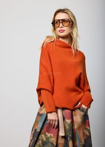 Sweter One Ceglany 