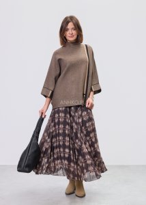 Sweter Calvera Edge Brązowy 