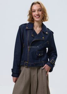 Kurtka Jeansowa Midnight Rider Ciemny Denim 