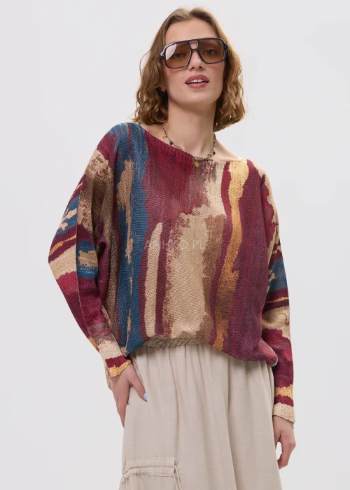 Sweter Dolomit Aurora Bordowy 