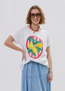 Bluzka Lemon Pop Red Biała 