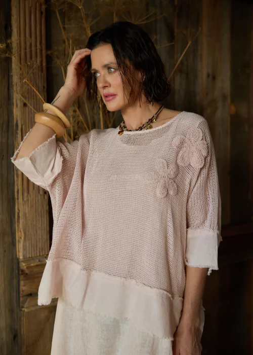 Bransoletka Cienka Eco Ring Beżowa