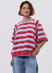 Bluzka Wave Candy Czerwono-Niebieska 