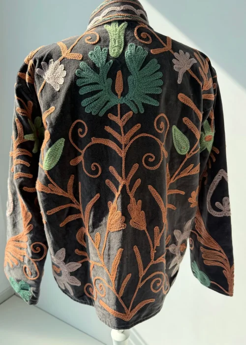 Welurowy Żakiet Boho Reversible Bloom NR.91