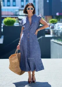 Sukienka Voy Age Granatowa 